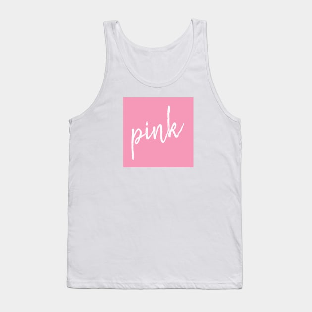 Pink Tank Top by zeevana